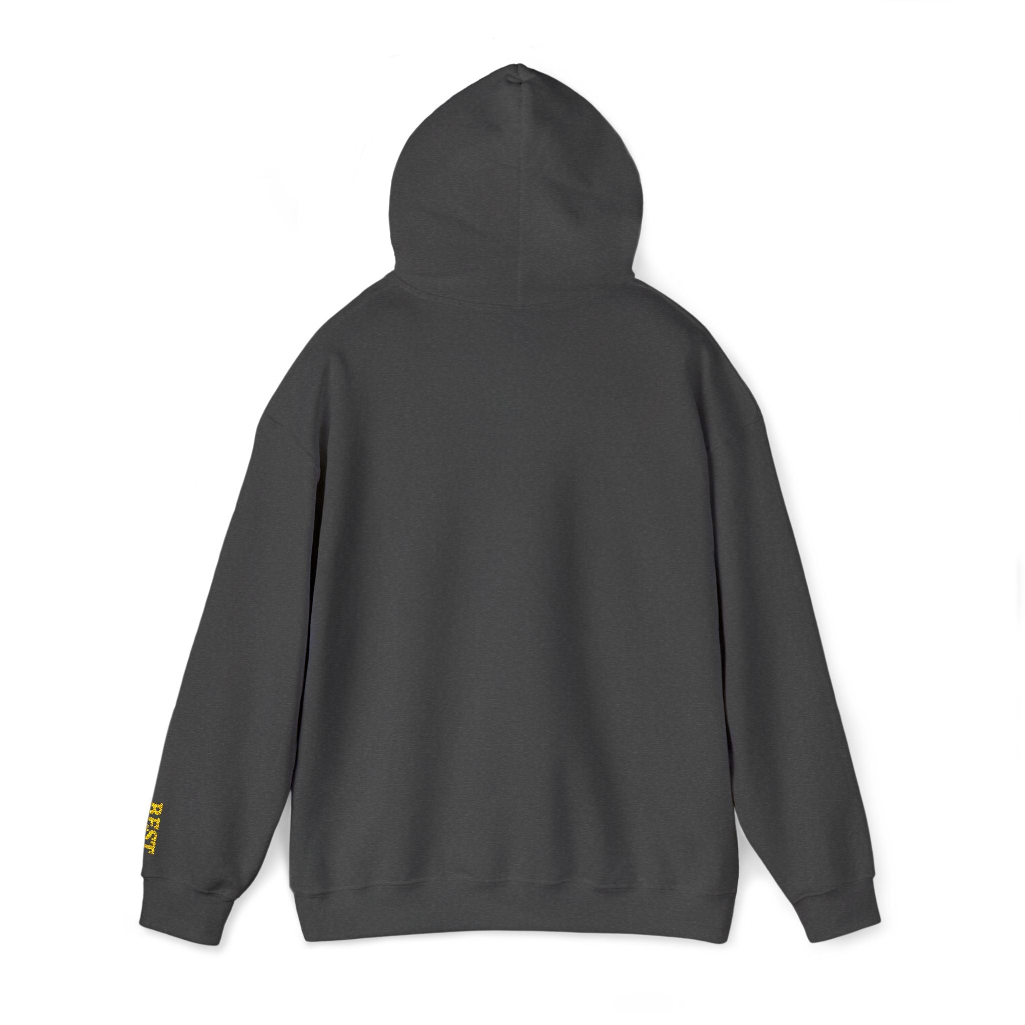 BE THE CHANGE Gold Embroidered Modern-Classic Minimalist Hoodie