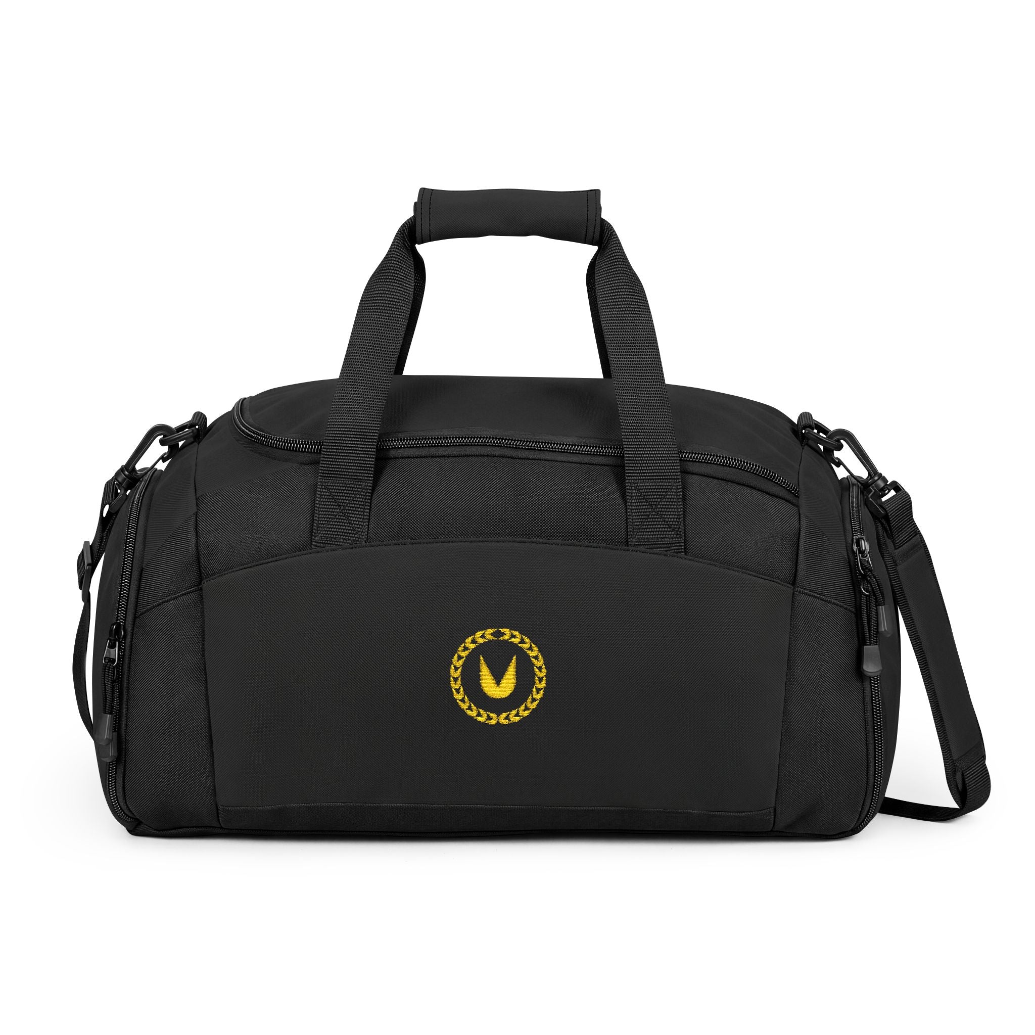 Gym Duffle Bag with Gold Embroidered ULC Emblem