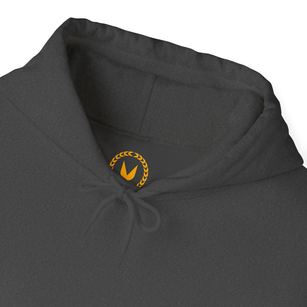 BE THE CHANGE Gold Embroidered Modern-Classic Minimalist Hoodie