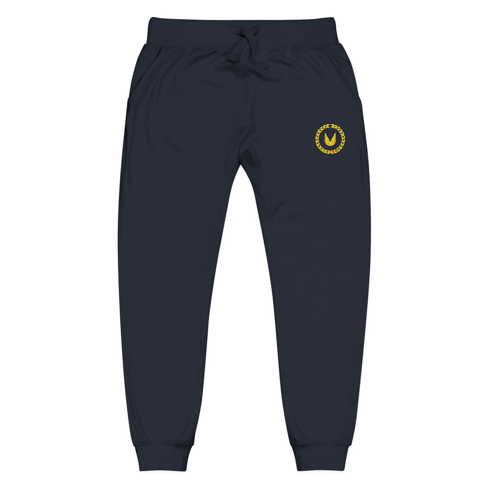 Modern-Classic Minimalist Joggers with Gold Embroidered ULC Emblem