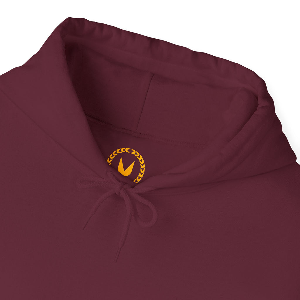 BE THE CHANGE Gold Embroidered Modern-Classic Minimalist Hoodie