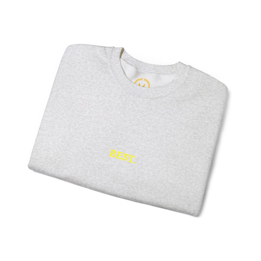 BEST. Gold Embroidered Modern-Classic Minimalist Sweatshirt