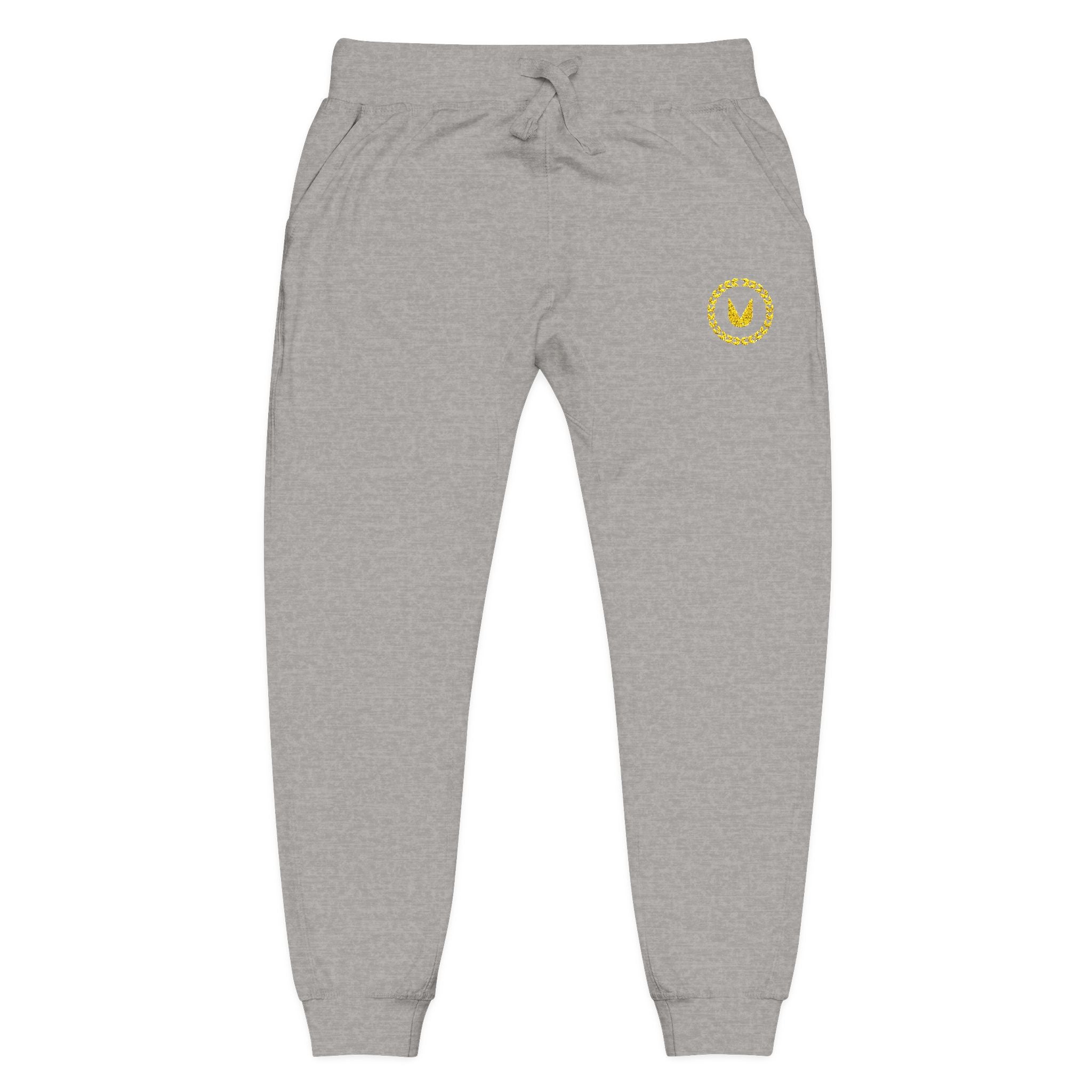 Modern-Classic Minimalist Joggers with Gold Embroidered ULC Emblem