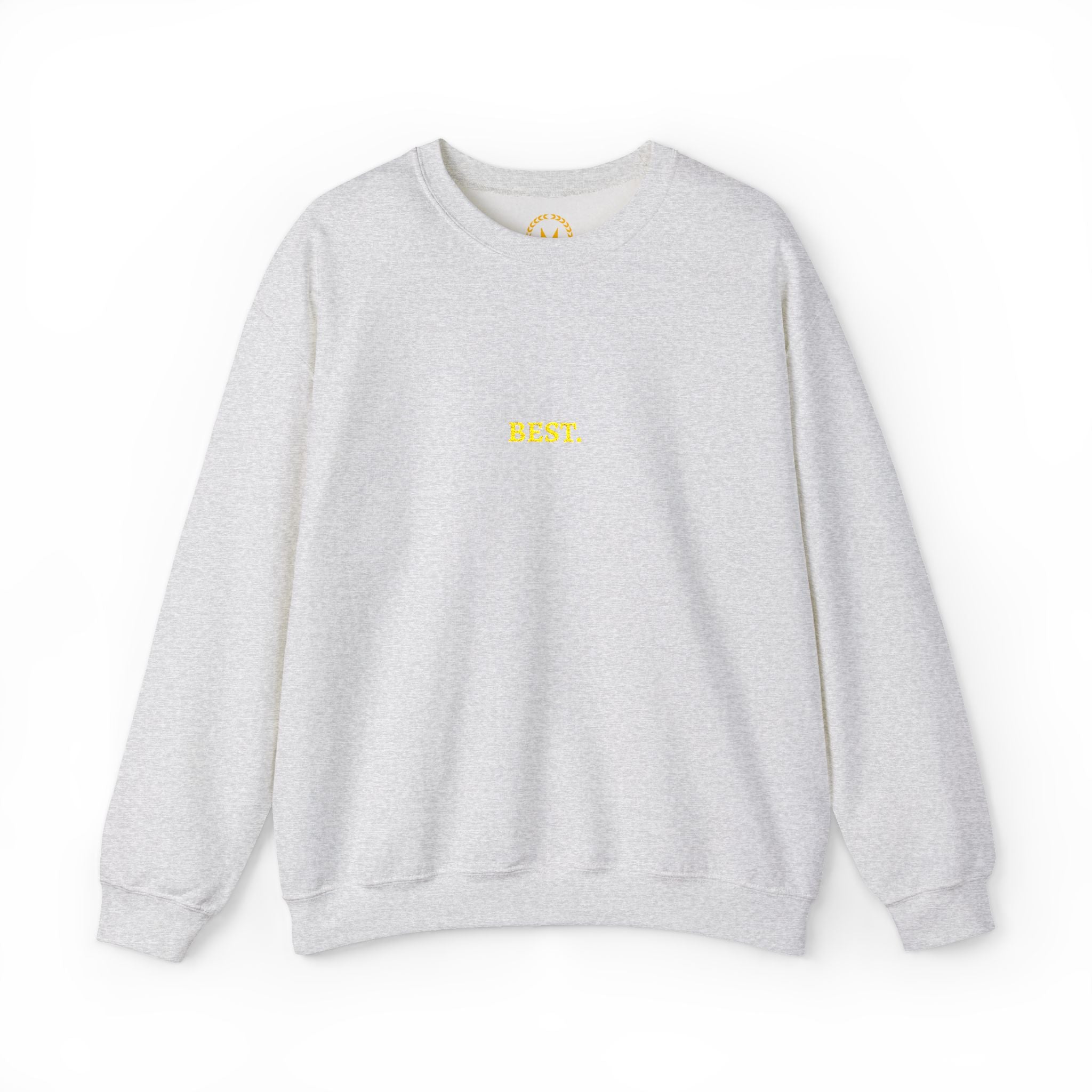 BEST. Gold Embroidered Modern-Classic Minimalist Sweatshirt