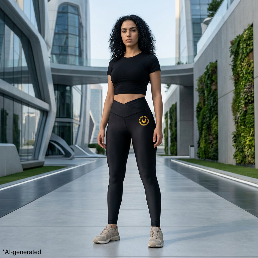 Luxe High-Waist Leggings with ULC Emblem