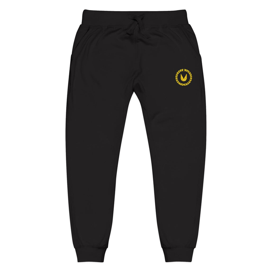 Modern-Classic Minimalist Joggers with Gold Embroidered ULC Emblem