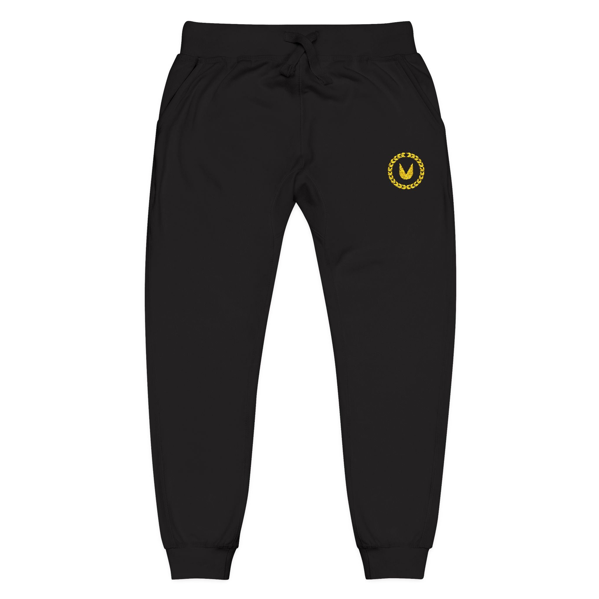 Modern-Classic Minimalist Joggers with Gold Embroidered ULC Emblem