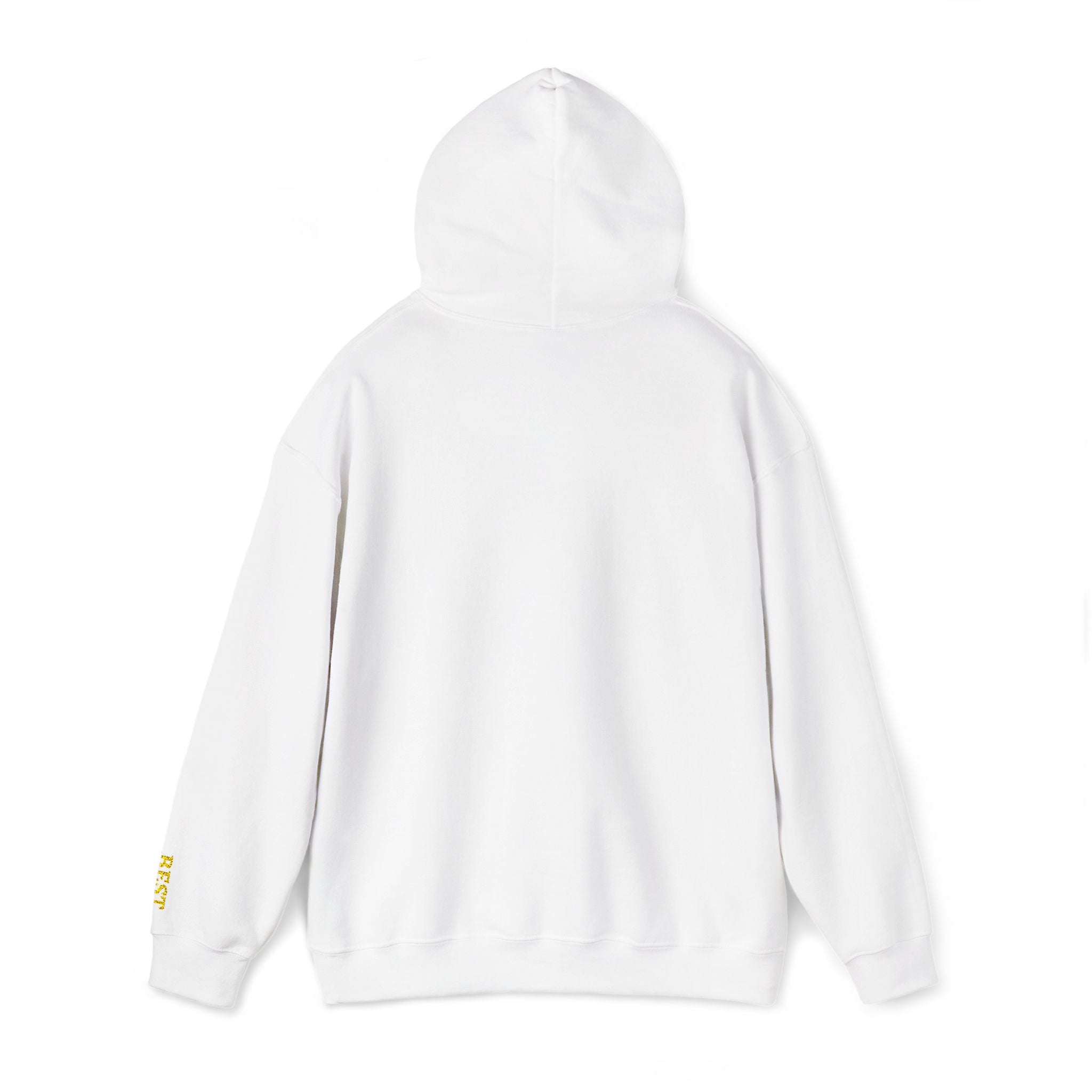 BE THE CHANGE Gold Embroidered Modern-Classic Minimalist Hoodie